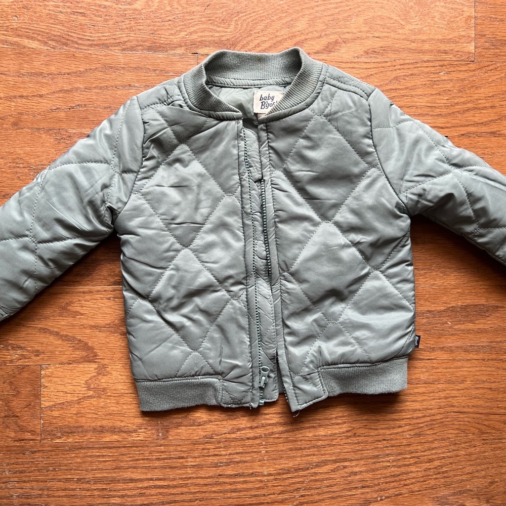 Carters army green bomber jacket 12 months